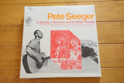 PETE SEEGER ''3 SAINTS 4 SINNERS 6 OTHER PEOPLE'' LP [NEW SEALED] 12'' RECORD -23+1