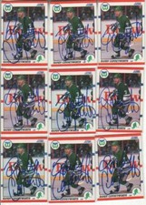 (18) Randy Cunneyworth Autographed 1990-91 Score Hockey