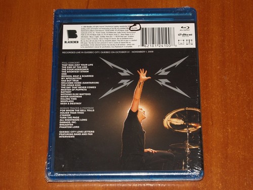 METALLICA QUEBEC MAGNETISCH LIVE IN KANADA KONZERT 2009 SELTENES FILMMATERIAL BLU-RAY NEU - Bild 2 von 2