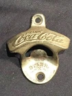 Vtg Drink Coca-Cola Starr X Cast Iron Wall Mounted Soda Pop Bottle Opener Star