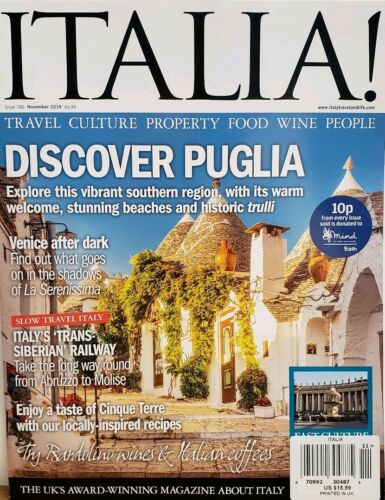 Italia Nov 2019 #180 Discover Puglia Venice After Dark FREE SHIPPING CB
