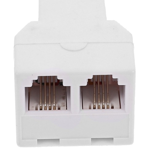Phone Jack Distributor Telephone Converter Office Adapter Cable Splitter - Zdjęcie 9 z 12