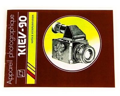 Notice KIEV-90 Appareil Photo URSS TENTO Mode d emploi Rare