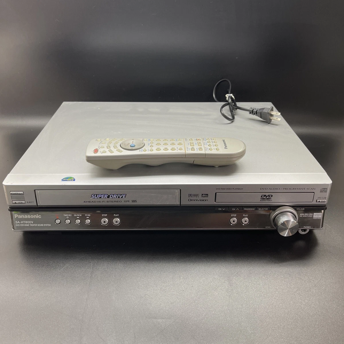Panasonic DMRES35VS DVD Recorder VCR Combo With DV Input, 44 OFF