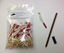 Piano Repair Parts - Small Cork Bridle Straps Full Set 90 w/Insert Tool