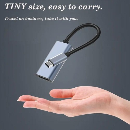 1X USB-C Type C To HDMI Adapter USB 3.1 Cable For MHL Phone Tablet Black 2025US - Photo 4 sur 16