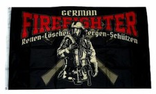 Fahne / Flagge Feuerwehr Firefighter 90 x 150 cm