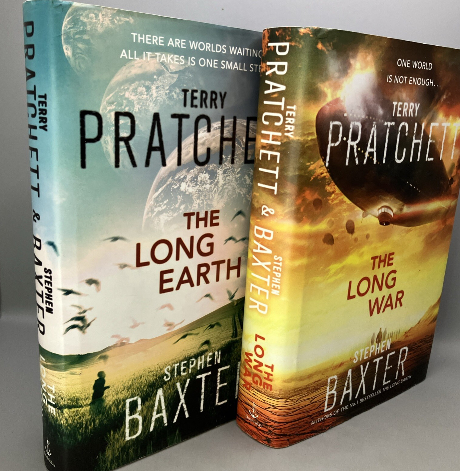 The Long Earth & Long War First Edition Hardcover Books Baxter Pratchett.