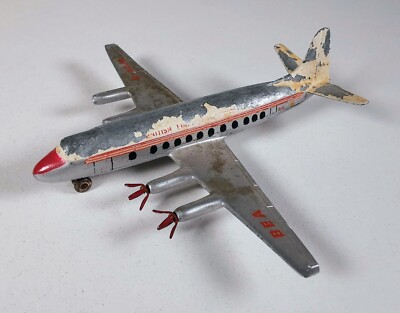 Dinky Toys 708, Vickers Viscount 800 Air Liner B.E.A., ORIGINAL, NO Box, #L52