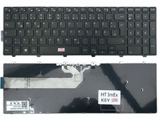 Deutsche - Schwarz Tastatur Keyboard kompatibel für Dell Vostro 15-3568 Notebook