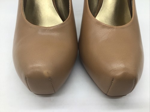 Nine West Women’s Tan “Sweet Girl” Leather Platform Stilletto Heels Sz. 7.5M - Picture 12 of 16
