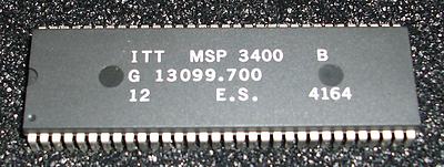 1 pcs. ITT MSP 3400 B S-DIP64 Multistandard Sound Processor for TV or Video 