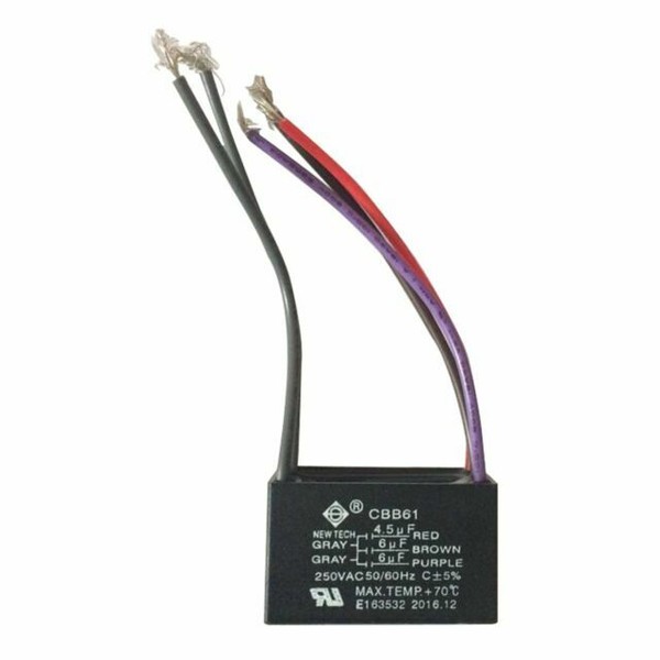Lonye 5 Wire Ceiling Fan Capacitor For Tech Cbb61 250vac