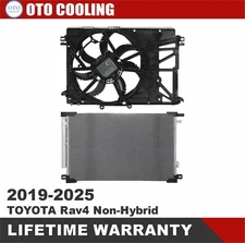 Fan and AC Condenser for 2019-2025 Toyota Rav4 Non-Hybrid