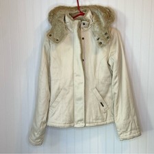 Hoodlamb Ladies Jacket Cream Size Xs Vegan Hemp Tailor Coat