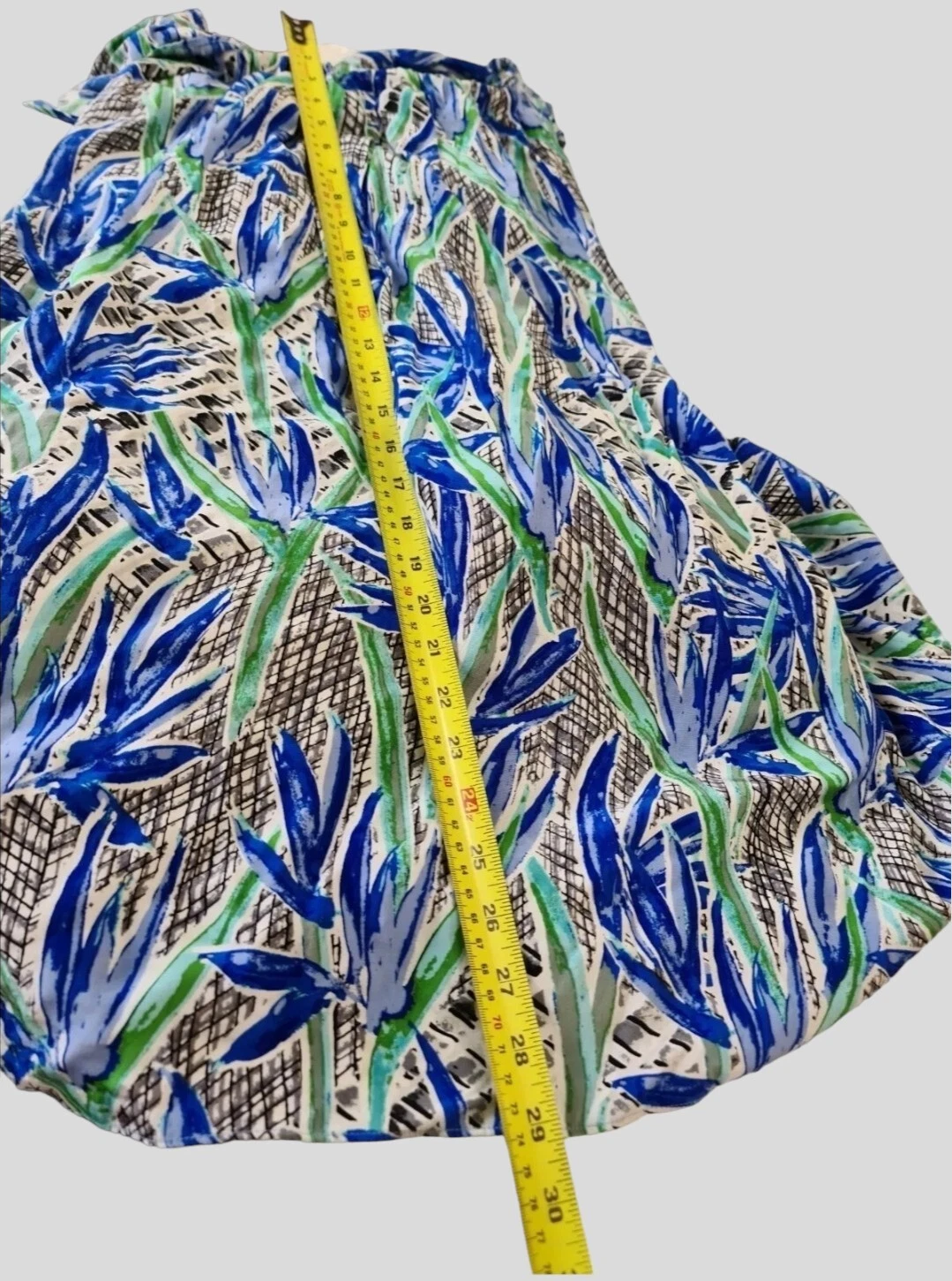 Kenzo Mini Abito Pura Seta Cubic Stampa Floreale Spalle Scolle Taglia 36