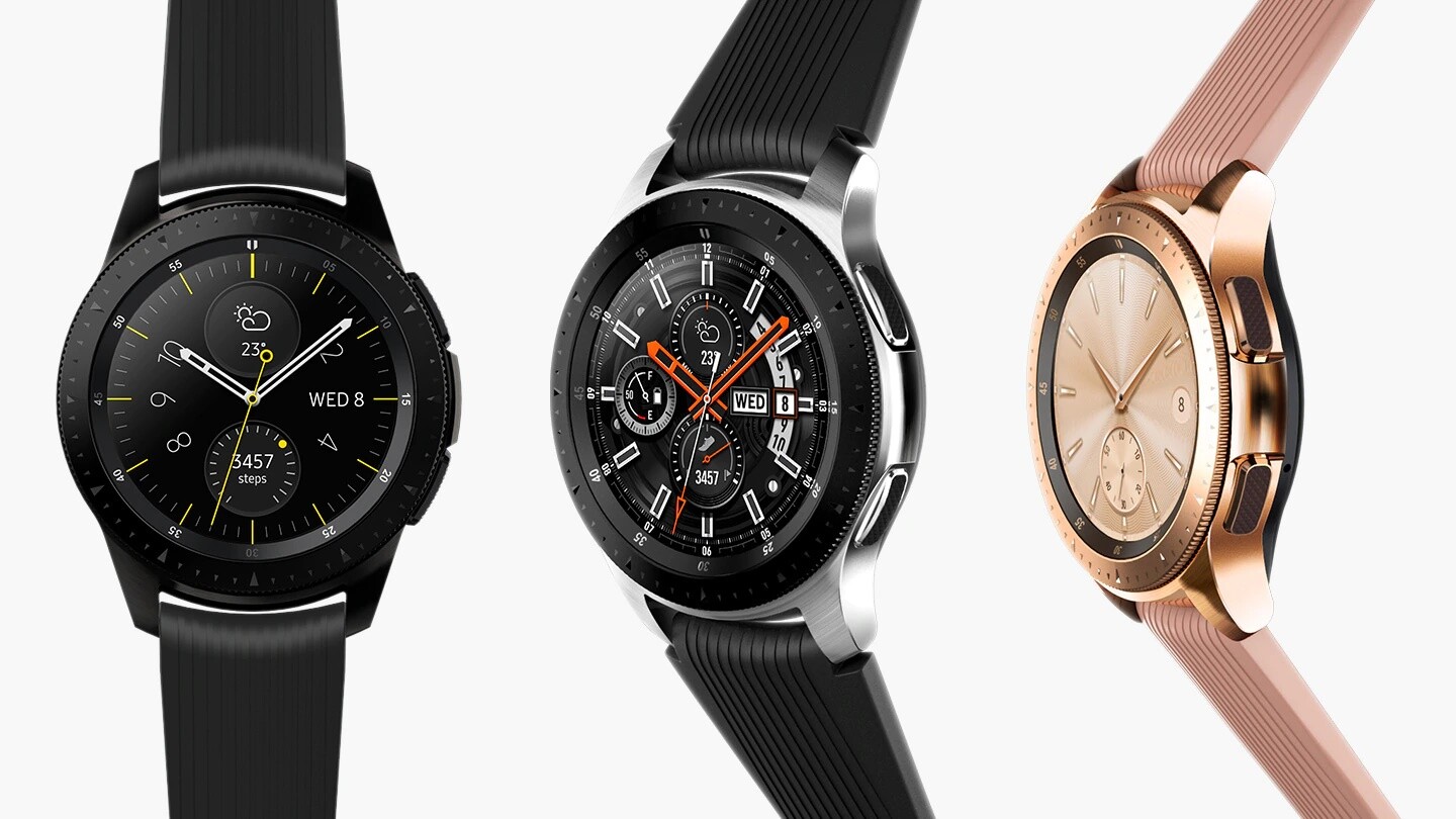 Samsung Galaxy Watch 42 mm - Midnight Black (SM-R810NZKADBT) online kaufen  | eBay