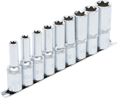 BGS! lange Einsätze Nüsse Nuß 1/2'' E-Profill Außen TORX E10-E24 9 tlg Werkzeug