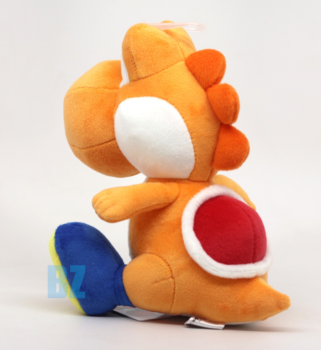 GENUINE Super Mario Bros Orange Yoshi Plush All Star 7