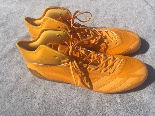Botines de fútbol para hombre Adidas Adizero Star 6.0 X KE amarillos/dorados (BY3893) talla: 12.5 - Imagen 2 de 6