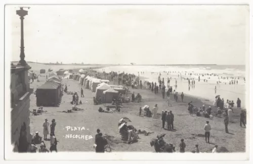1917 Necochea, Buenas Aires Prov., Argentina - REAL PHOTO Vintage Postcard