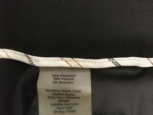 Talbots Womens Pants 16 Black Ankle Stretch Dress Pockets Office Career Academia - Picture 4 of 4