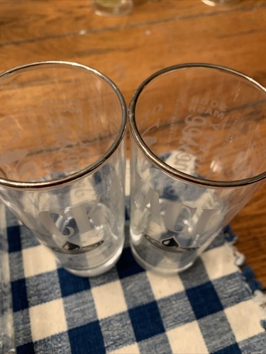Jack Daniels Set Of 4 Etched Tall Highball Glasses Charcoal Mellowed Old No. 7 - Picture 5 of 6
