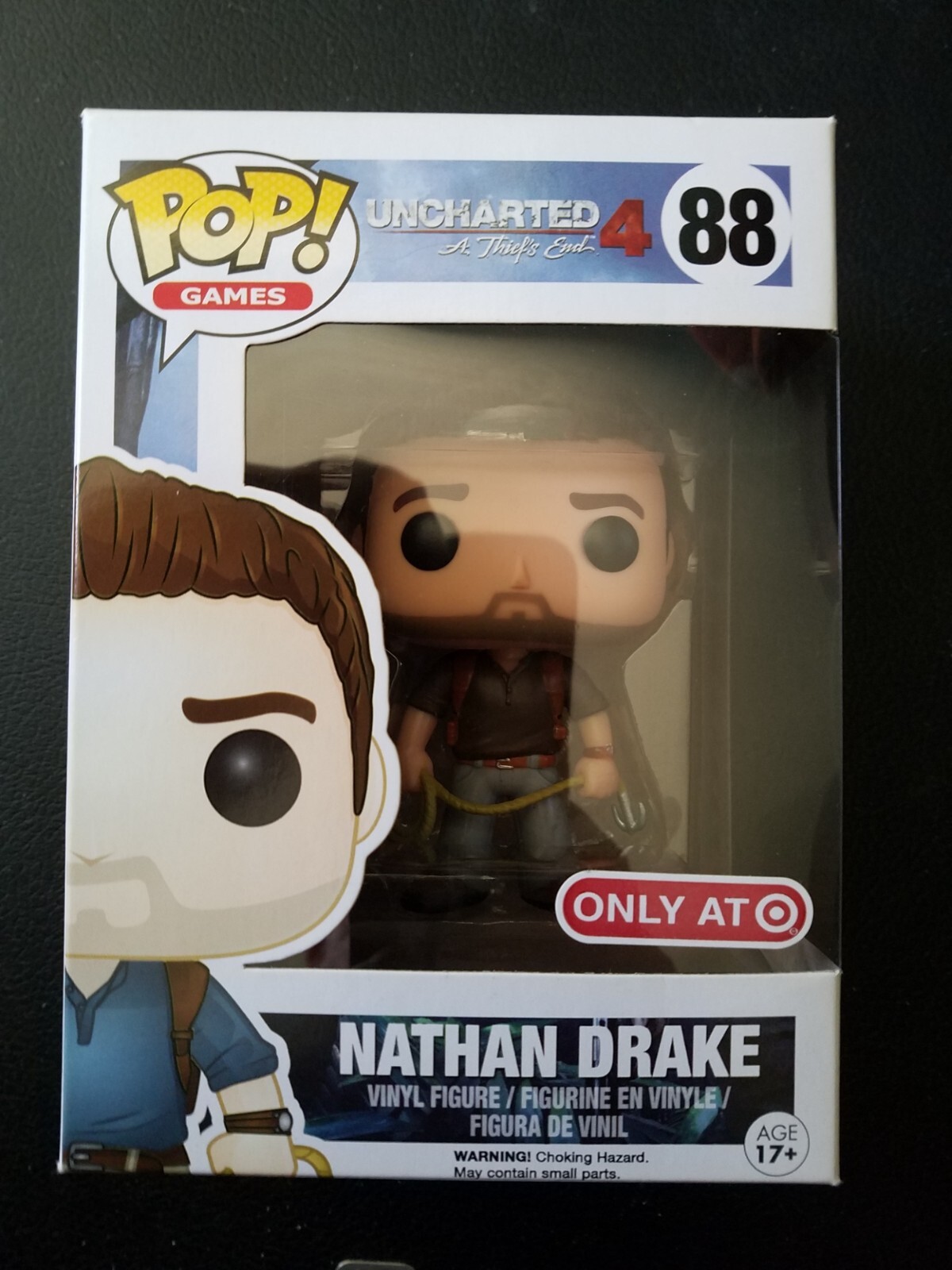 Funko Pop Uncharted 4 A Thief'S End Nathan Drake Brown Shirt #88 Vaulted