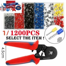 1200PCS Cable Cord Pin End Bootlace Ferrule Terminal Set Wire Crimp Connectors