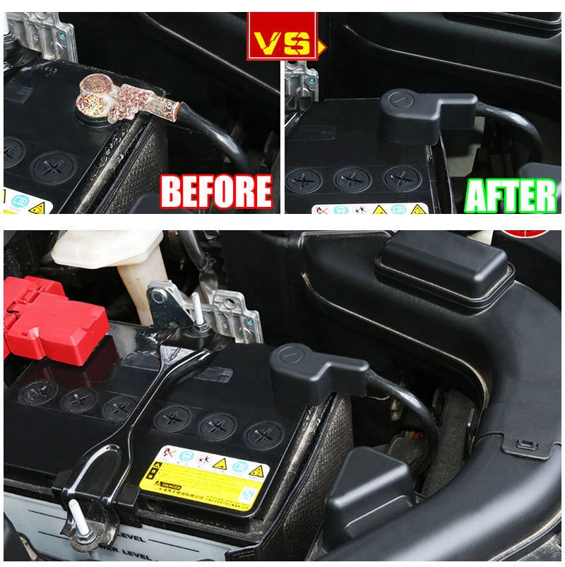 Car Battery Batteries Negative Electrode Pole Terminal Cover Tray for Nissan Foto 4 de 4