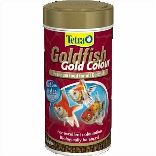 Tetra goldfish Gold Color 0.250л корм для окраса золотых рыб (4004218753136)