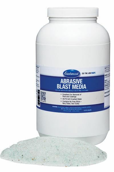 Eastwood Ground Glass Blast Media for Abrasive Blast Intro Kit 10Lbs