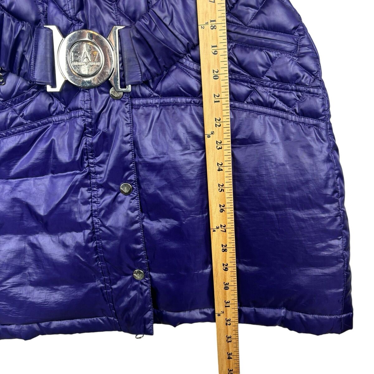 ジャケット EMPORIO ARMANI Woman Jacket Lilac EW001078AF12691 UA036 EA7 Emporio Armani Women's Puffer Jacket Purple Belted