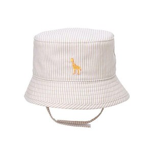 white infant bucket hat