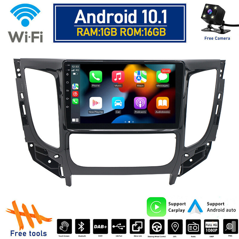 Android Car GPS Navi Player Wifi Stereo Radio For Mitsubishi Triton L200 2015-20
