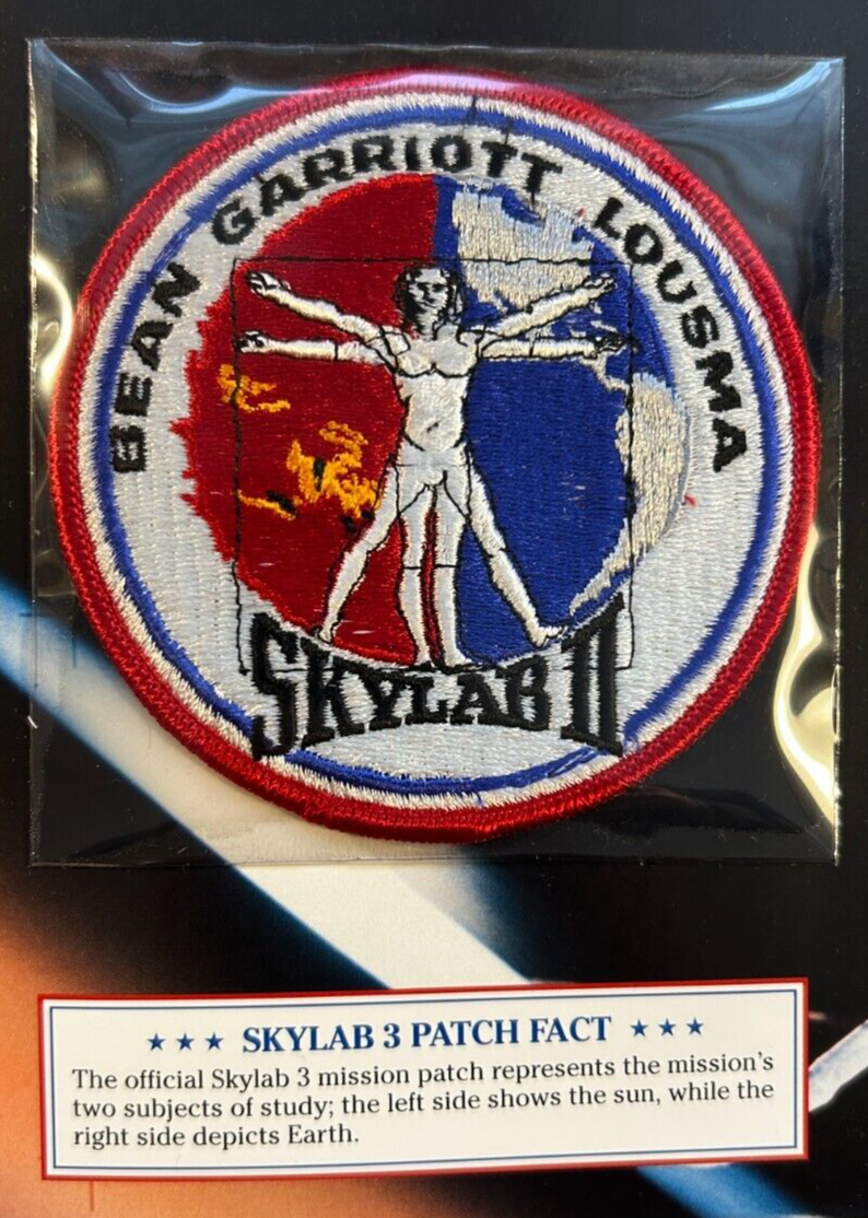 1973’s★NASA★Skaylab 3★実物パーツ片３種・ステッカー6枚 OFFICIAL NASA SPACE PATCH 1973 SKYLAB 3 BEAN GARRIOTT