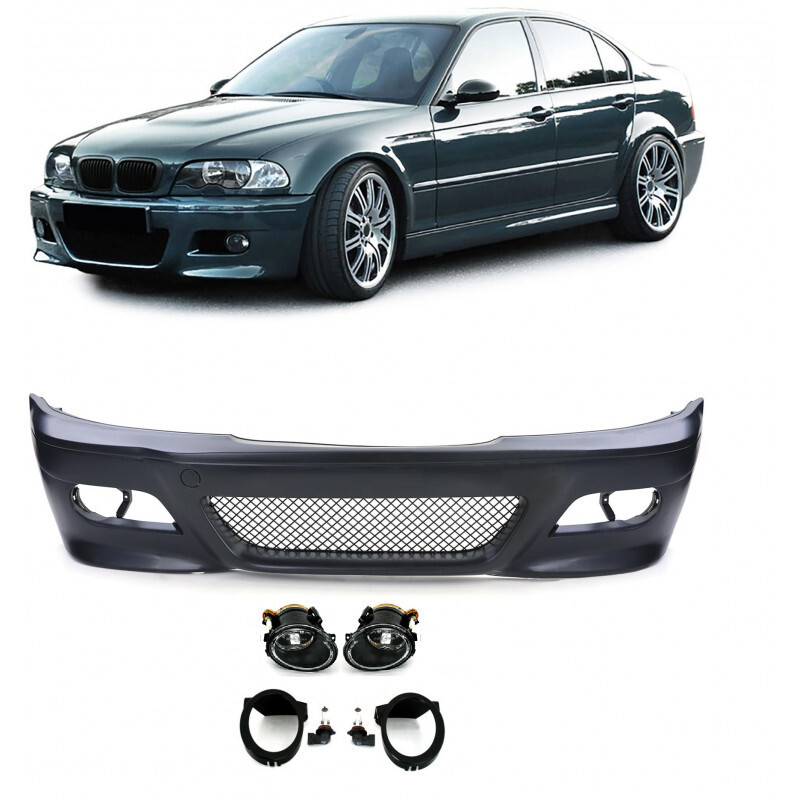 Pare-choc avant look M3 pour métamorphoser votre BMW E46 Berline lors de rassemblements auto