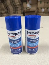 Dermoplast Pain, Burn & Itch Relief Spray 2.75 Oz Each (2 PACK)