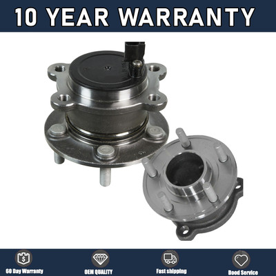 Rear Wheel Bearing Hub for Ford C-Max Escape Lincoln MKC Pair 5Lug CA E18