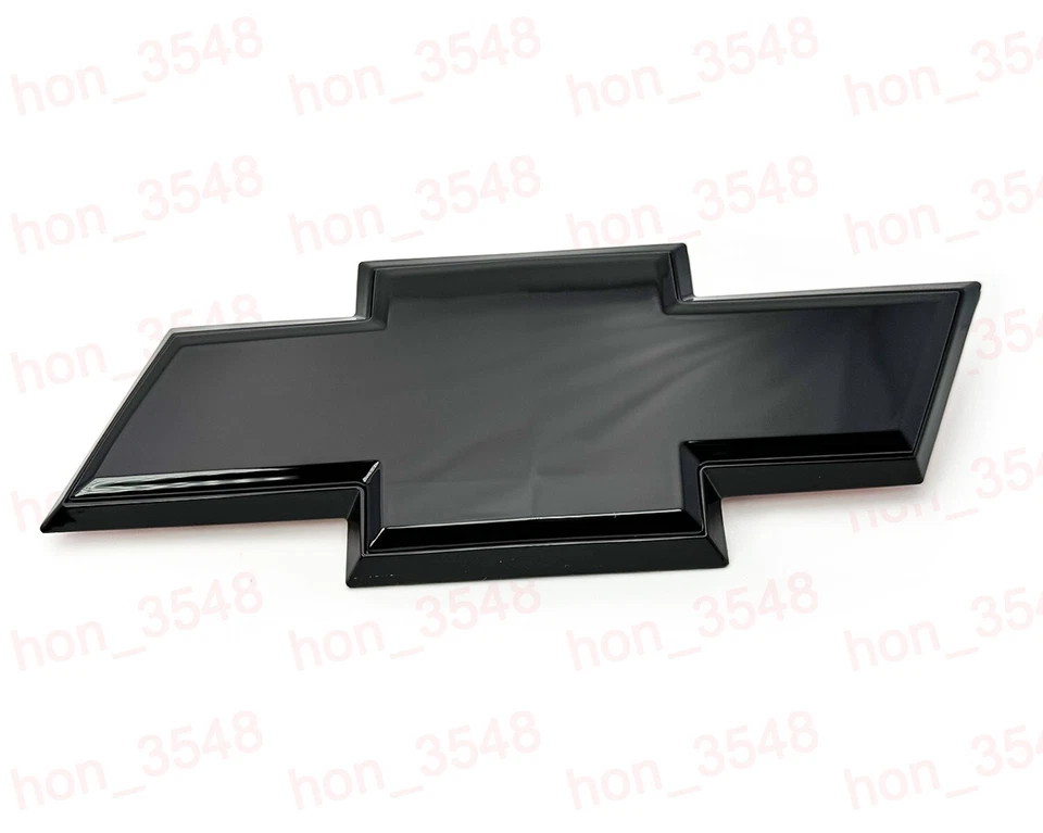 Black Rear Tailgate Bowtie Emblem Badge For 07-14 Silverado 1500 2500H avalanche - Image 2 of 3