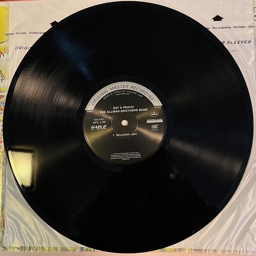 ALLMAN BROTHERS BAND Eat Peach 180g #2LP AUDIOPHILE MOBILE FIDELITY MFSL - Picture 8 of 8