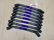 Tons Ls Spark Plug Wire Set 135 45 Corvette Camaro Gmc Chevy 10mm Sleeved Blue
