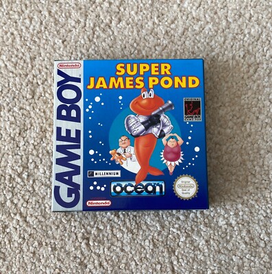 *NR MINT* Super James Pond - Nintendo Game Boy - Komplett OVP Sammler PAL