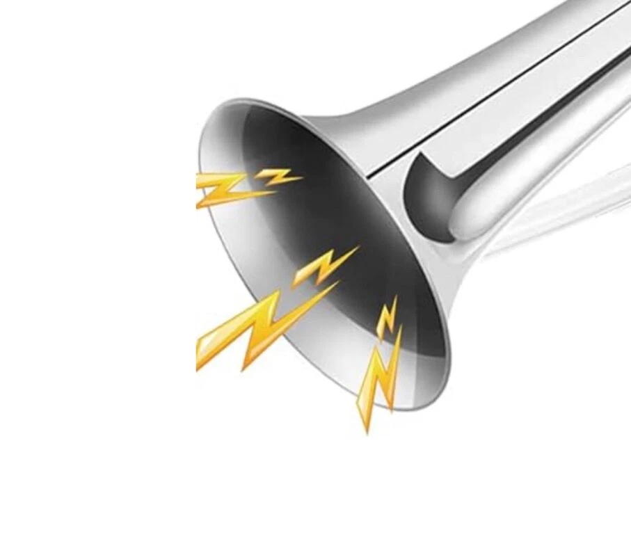 20v LOUD Handheld  Impact Air  Horn x2 Black Air Trumpets + Battery Charger Kit - Image 3 of 4