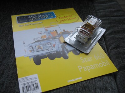 Star 660 Papamobil Maßstab 1/72 + Magazin Sonderheft Kultowe AUTA PRL-u