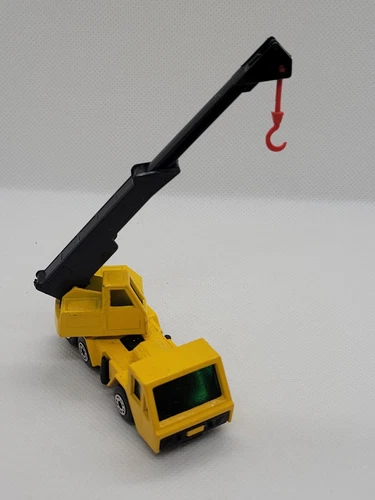 VTG Matchbox Lesney #49 Yellow Crane Truck Construction Vehicle MB49 1980