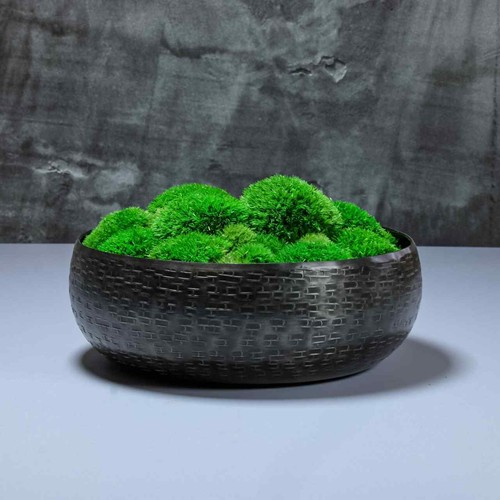 Moss Bowl Preserved Decorative Table Centrepiece Californian Moss Art Decor - Picture 7 of 10
