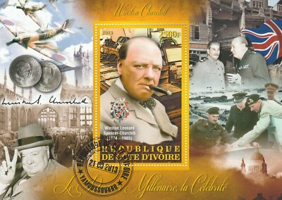 Winston Churchill Elfenbeinküste 2012 gestempelt 1846