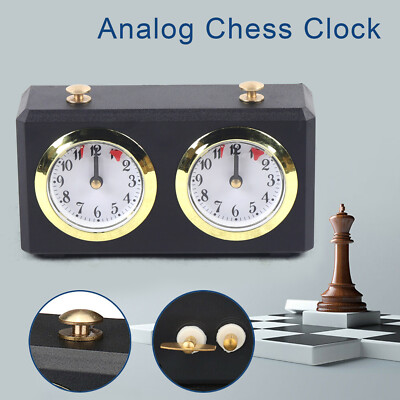 Chess Clock Alarm Chess Timer Mechanical Analog Chess Clock for Board Game Inter