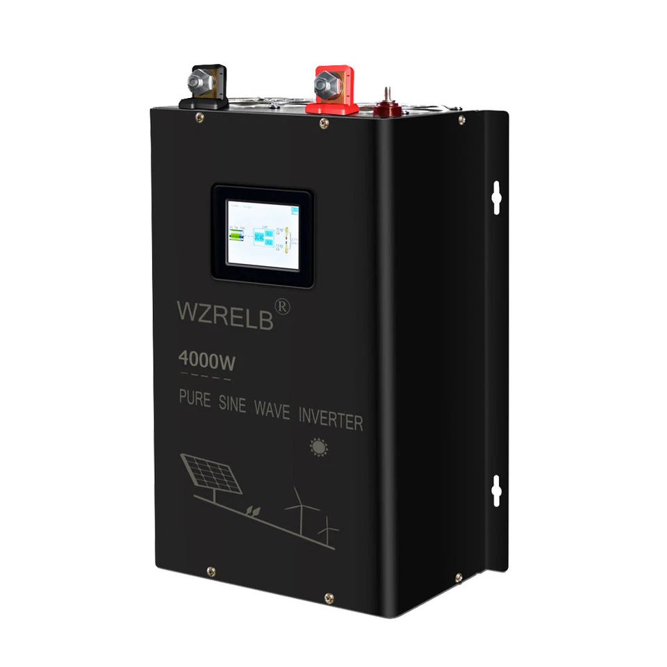 4000W Split Phase Inverter Pure Sine Wave 48V to 120V 240V Solar Home System Off - Image 3 of 4